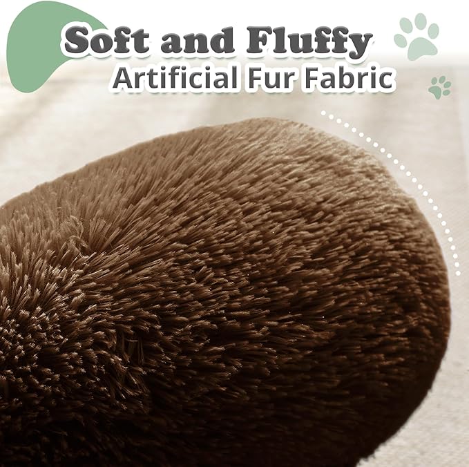 JOLLYVOGUE Dog & Cat Bed, Calming Anti-Anxiety Pet Bed - Image 2