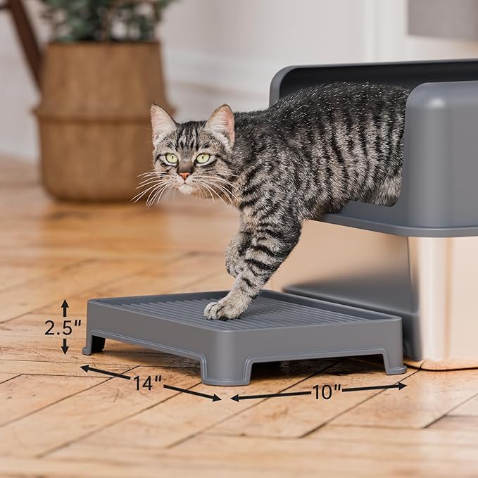 Booche Cat Ramp for Litter Box Elevated Litter Ramp for Cat Litter Boxes - Image 7