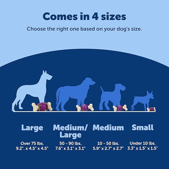 PetSafe Busy Buddy Bouncy Bone, Treat Holding Dog Toy - Image 5