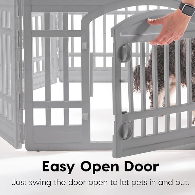 IRIS USA 24" Dog Playpen 4-Panel Pet Exercise Pen - Image 10