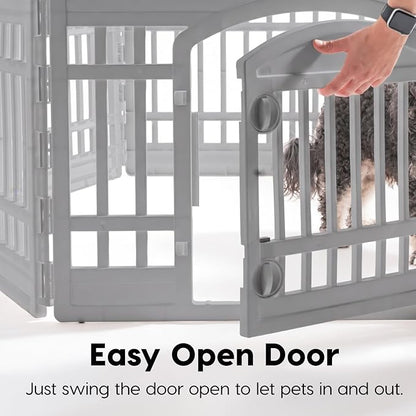 IRIS USA 24" Dog Playpen 6-Panel Pet Exercise Pen - Image 9