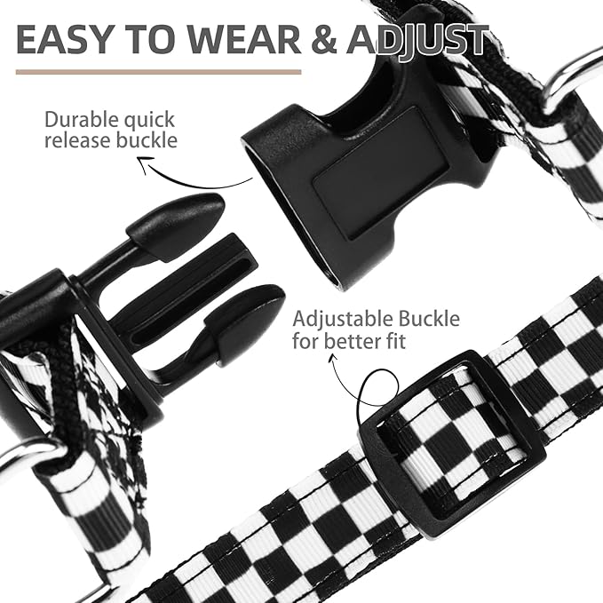 PUPTECK No Pull Dog Harness Soft Adjustable Basic Nylon Step in Puppy Vest - Image 3