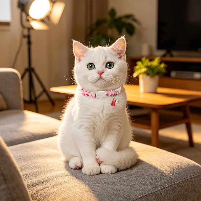 2 Pack Pink Cat Collars - Image 6