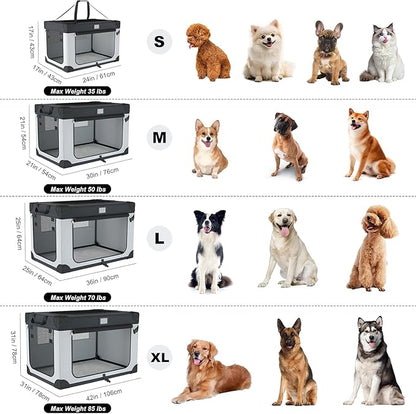36 Inch Collapsible Travel Dog Crate - Image 6
