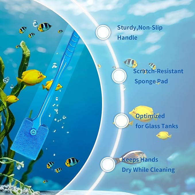 Promising Aquarium Scrubber Tools, Fish Tank Brush - Image 3
