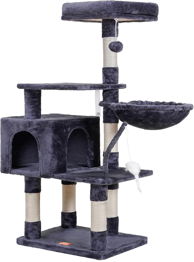 Heybly Cat Tree with Toy, Cat Tower condo - Image 5