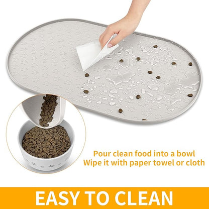 KPWACD Dog Food Mat Anti-Slip Bowl Mats - Image 6