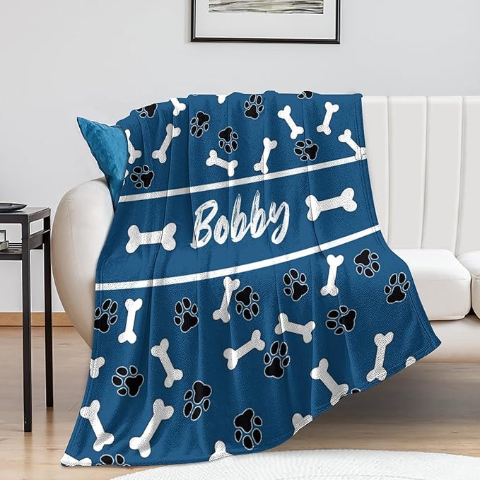 Artsadd Custom Pet Name Blanket, Personalized Dogs Blanket - Image 5