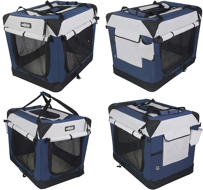EliteField 4-Door Folding Soft Dog Crate - Image 5