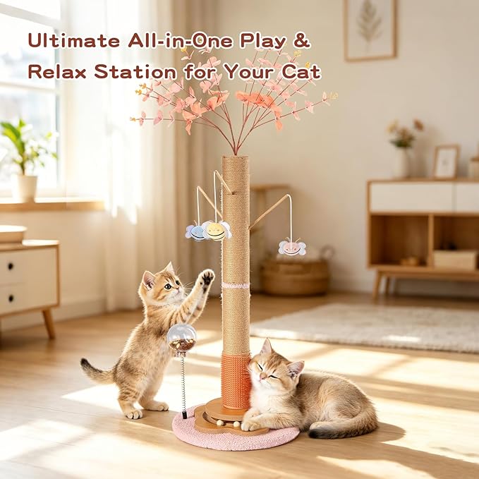 45" Tall Cat Scratching Post - Image 8