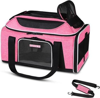 Petskd Top-Expandable Pet Carrier 17x12x8.5 Inches JetBlue Allegiant Spirit by Petskd