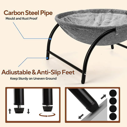 LIFLIX Raised Cat Hammock Bed, Pet Bed - Image 5