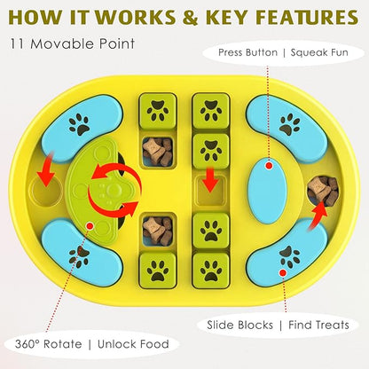 Dog Puzzle Toy, Interactive Treat Puzzle - Image 5
