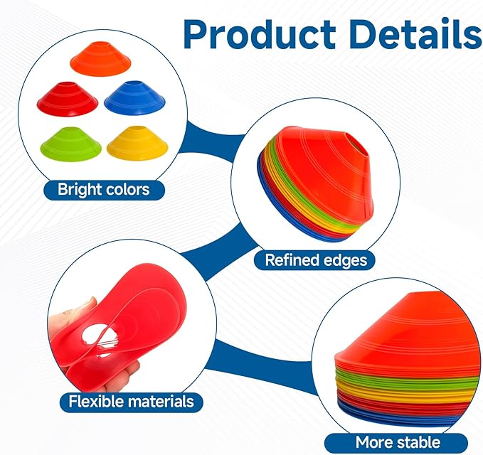 Soccer Cones for Sports Training - Image 3