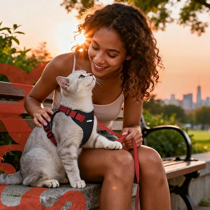 rabbitgoo Cat Harness and Leash Set, Escape Proof Kitten Harness - Image 9