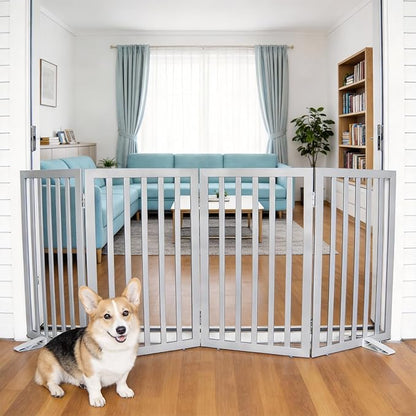 Dog Gate Indoor, Freestanding Dog Fence - Image 2