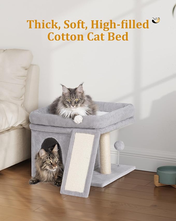 Aechonow Cat Tree Tower for Large Cat, Cat Bed House - Image 7