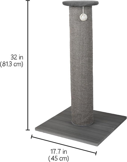 Kitty City Tall Sisal Cat Scratching Post, 32” Durable Scratcher - Image 3