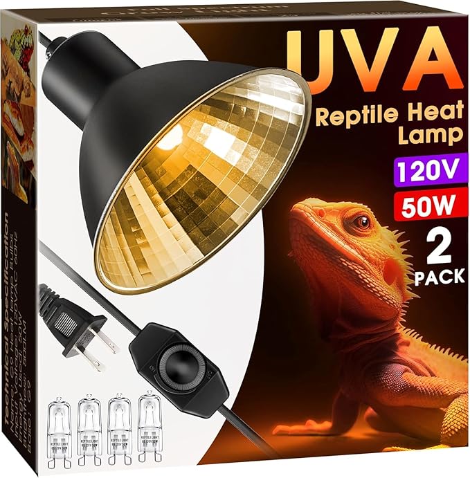 Reptile Heat Lamp, Briignite UVA Basking Light - Image 8