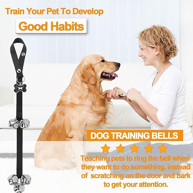 Dog Bells, Puppy Potty Training Bell Dog Doorbell Potty Train Dog Bell - Image 5