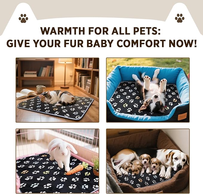 furrybaby Pet Heating Pad, Waterproof Dog Heating Pad Mat - Image 9