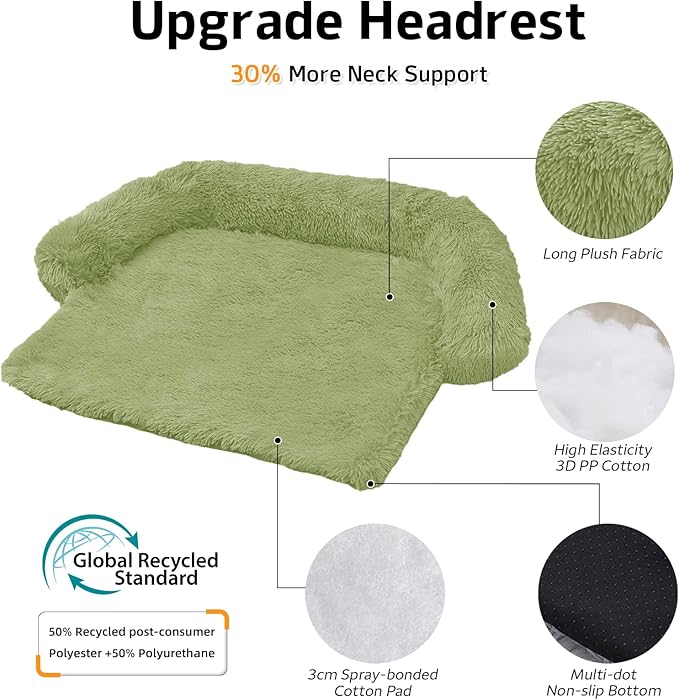 GGIB Calming Dog Bed Fluffy Plush Dog Mat - Image 2