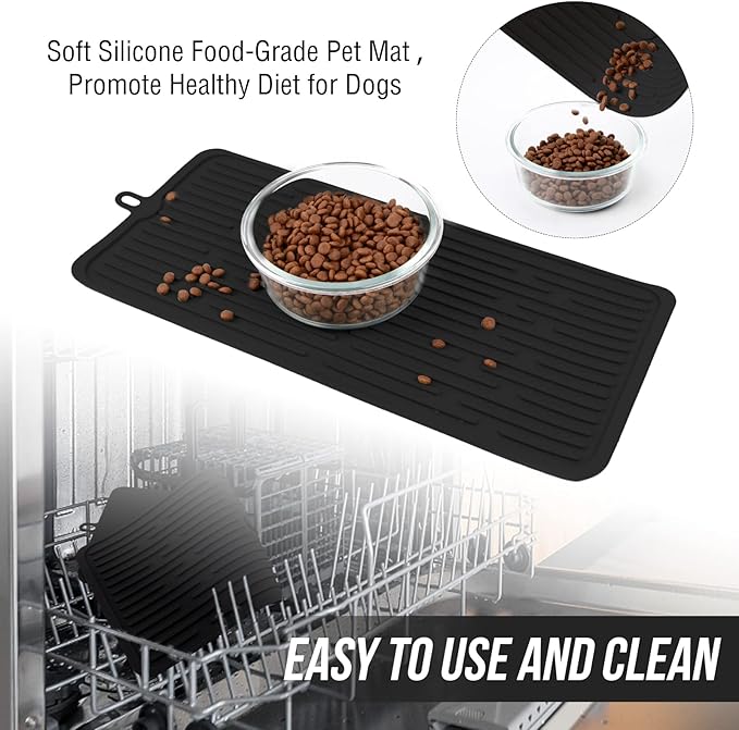 Waterproof Pet Placemat, Feeding Mats, Non Slipping Cat Food Mats, Cat Food Mats - Image 4