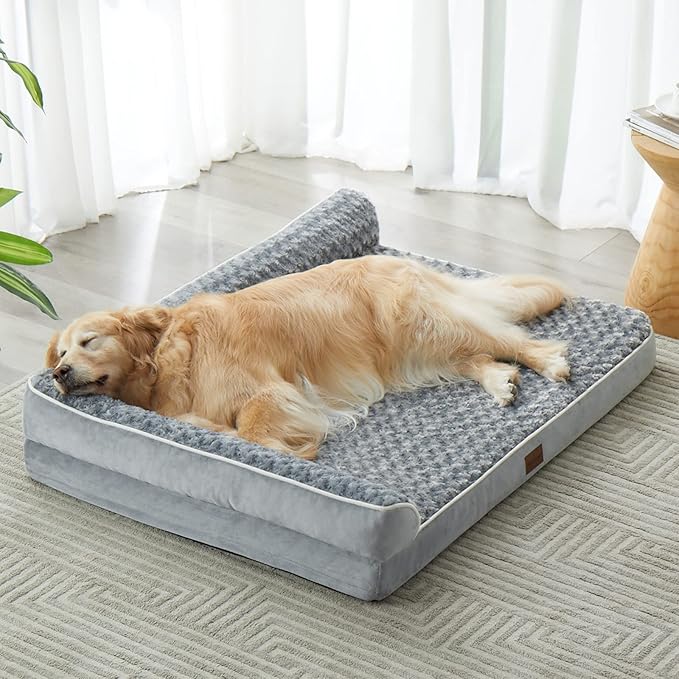 BFPETHOME Orthopedic Dog Bed for Extra Large Dogs-Big Waterproof Sofa Dog Bed by BFPETHOME