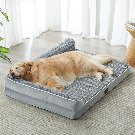 BFPETHOME Orthopedic Dog Bed for Extra Large Dogs-Big Waterproof Sofa Dog Bed by BFPETHOME
