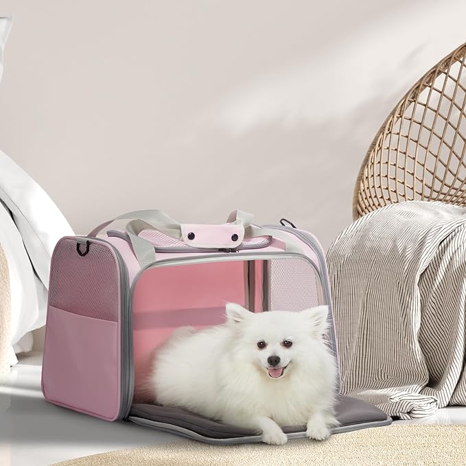 PETSFIT Cat Carrier for Large Cats, Dog Carriers for Small Dogs Under 25 Lbs - Image 6
