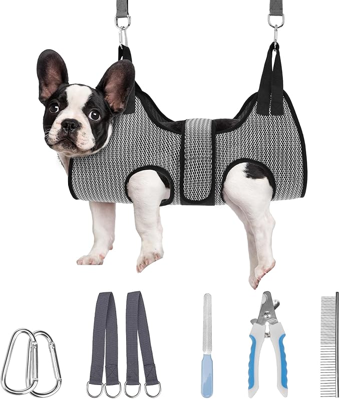 PAWCHIE Dog Grooming Hammock Harness by PAWCHIE