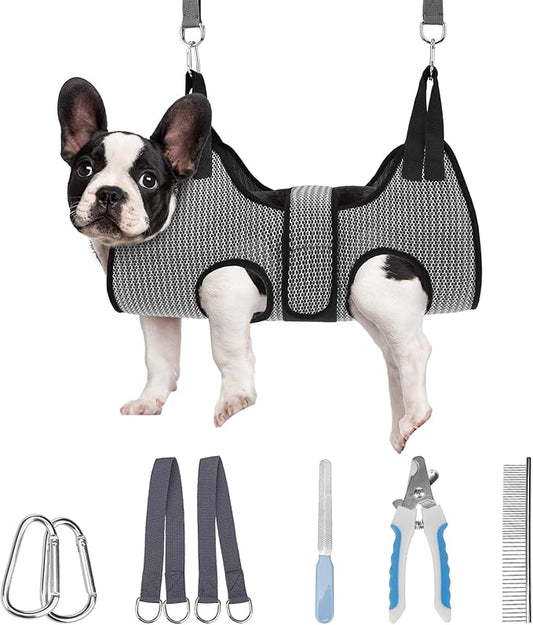 PAWCHIE Dog Grooming Hammock Harness by PAWCHIE