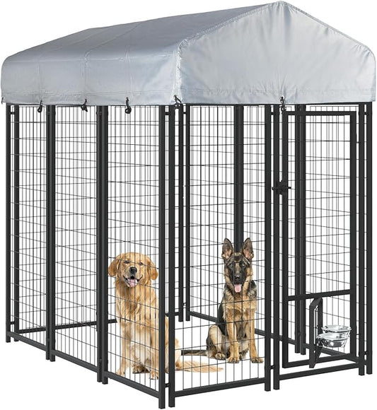 LEMBERI 6x4x6 FT Outdoor Dog Kennel by LEMBERIHOME