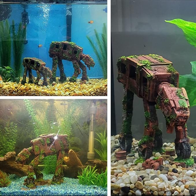 fazhongfa Fish Tank Decorations Star Wars Aquarium Accessories Small to Large - Image 3