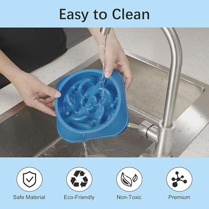 MateeyLife Slow Feeder Dog Bowls 2PCS, Anti-Choking Puzzle Dog Food Bowls - Image 7