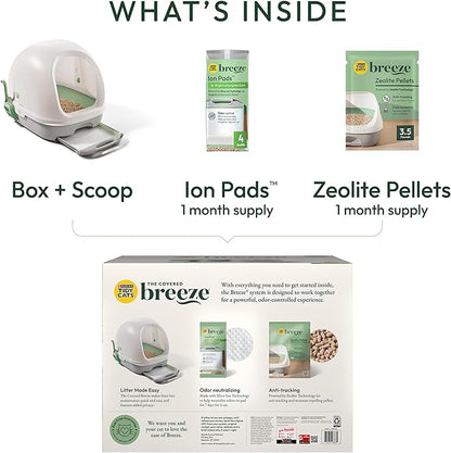 Purina Tidy Cats Breeze Covered Cat Litter Box System Kit - Image 9