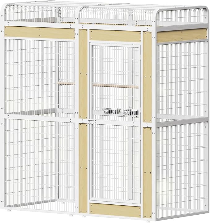 Large Bird Cage for Parakeets Outdoor Bird Aviary Parrot Cage - Image 9