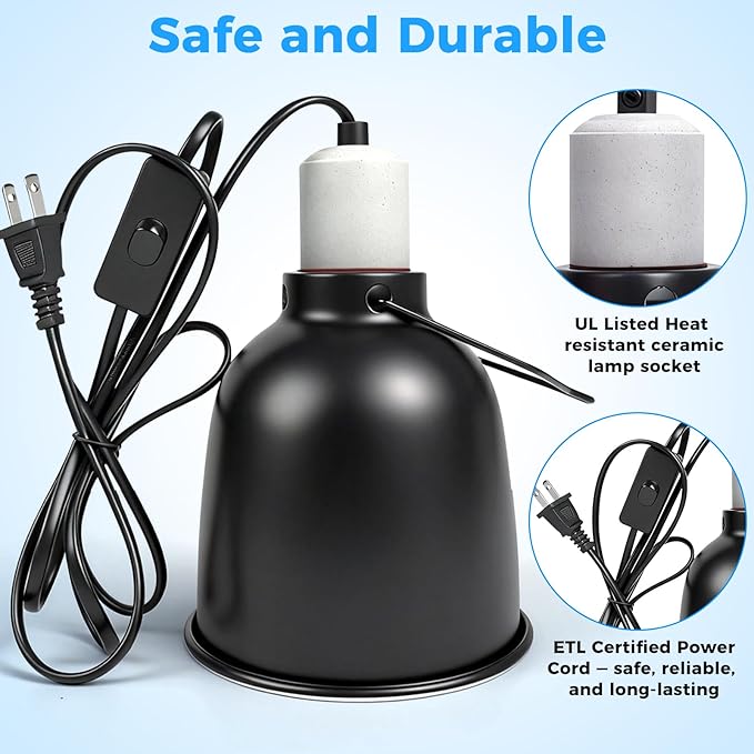 5.5 Inch Reptile Deep Dome Light Fixture - Image 3