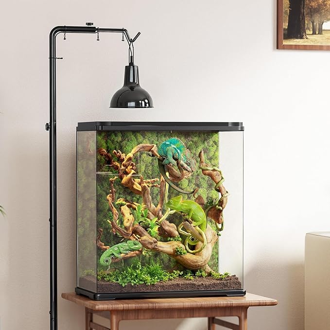 Reptile Heat Lamp Stand Adjustable 21"-62" – Metal Light Holder - Image 7