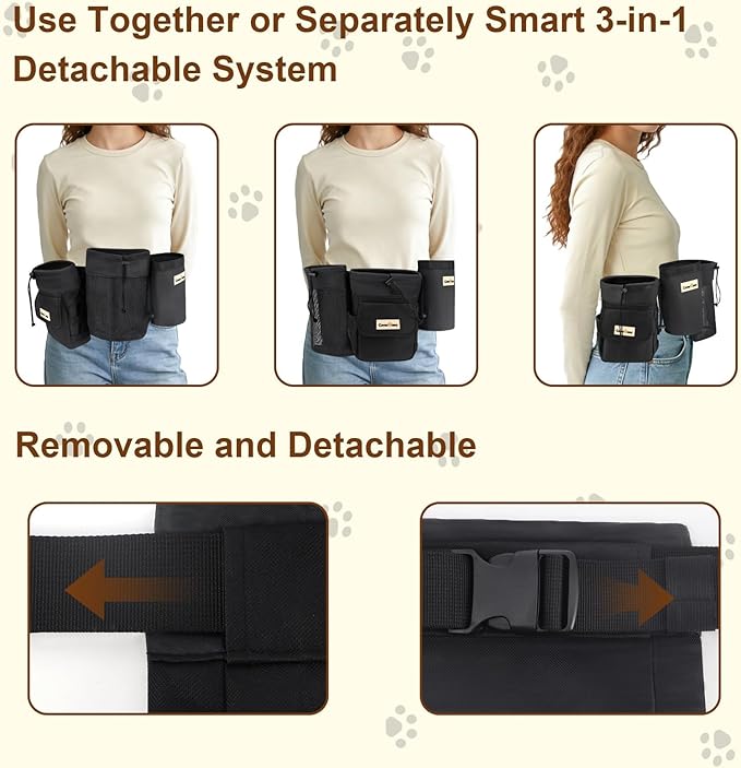 3-in-1 Dog Training Treat Bag - Image 2