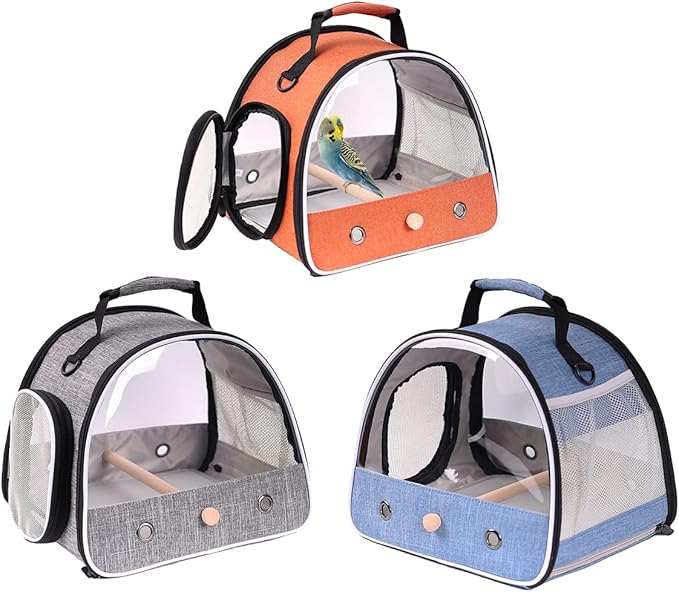 Small Bird Travel Carrier, Portable Bird Travel Cage - Image 7
