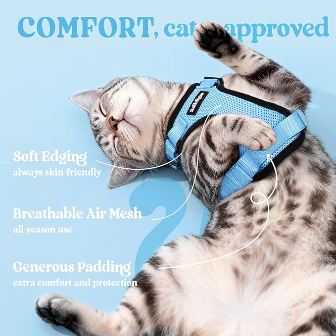 rabbitgoo Cat Harness and Leash Set, Escape Proof Kitten Harness - Image 4