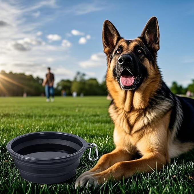 Extra Large Dog Bowl Pet Collapsible Bowls, 2 Pack Collapsible Dog Water Bowls - Image 6