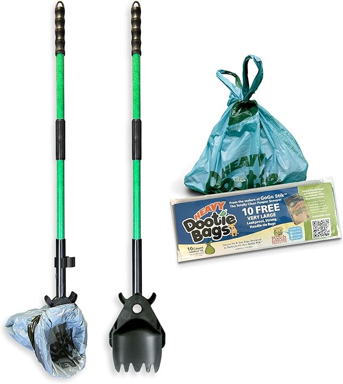 XP Pooper Scooper & Rake Set, Consumer Reports #1 Rated Ergonomic Scooper 2024 by GoGoStik