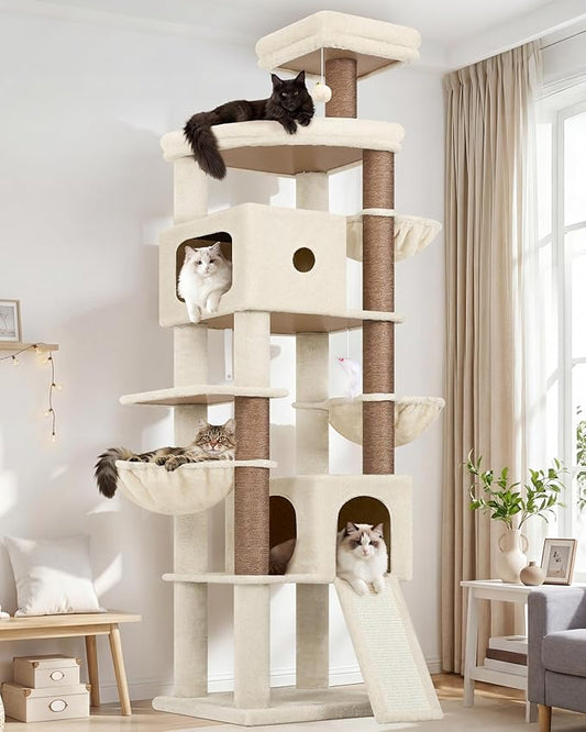 Globlazer 83in Heavy Duty Cat Tree, Giant Cat Tower by Globlazer