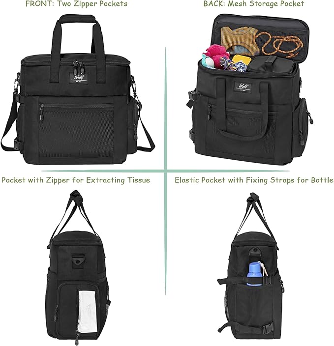 WOLT Dog Travel Bag Dog Bag for Traveling and Supplies - Image 5