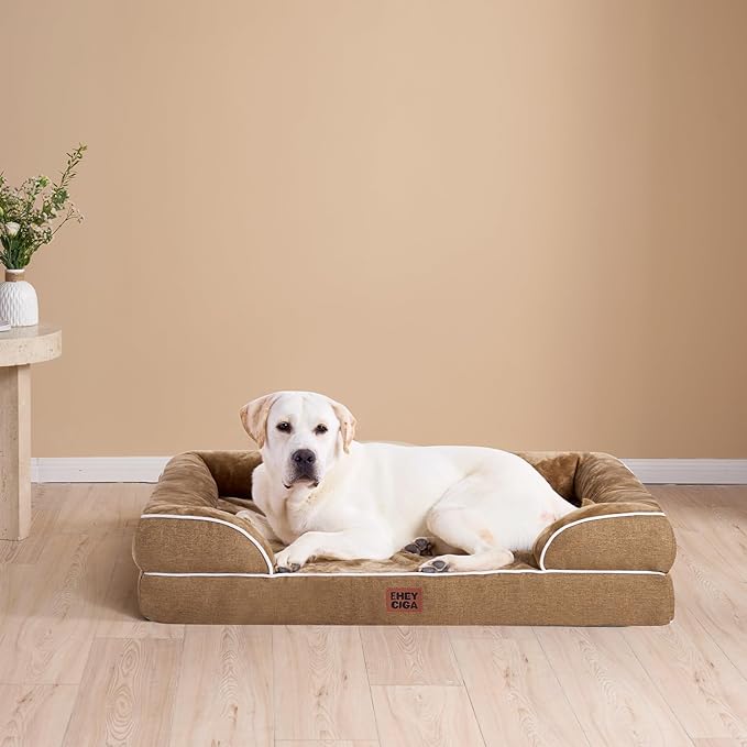 EHEYCIGA Orthopedic Dog Bed for Medium Dogs, Waterproof Memory Foam Medium Dog - Image 9