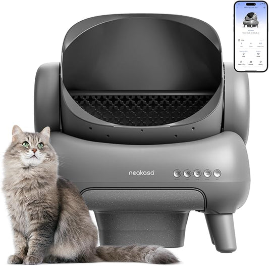 Neakasa M1 Plus Open-Top Self-Cleaning Cat Litter Box, 360° Safety Sensors by Neakasa