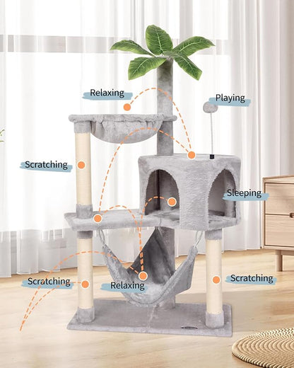 KIYUMI Cat Tree Cat Tower Condo - Image 2