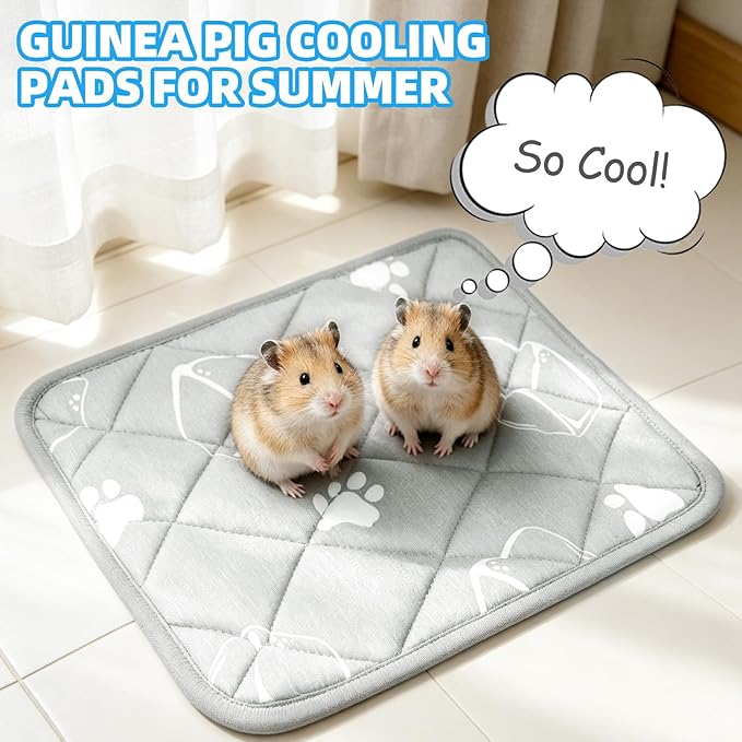 Homimp Summer Cooling Mat for Small Animals, Washable Rabbit Cool Pad, - Image 7